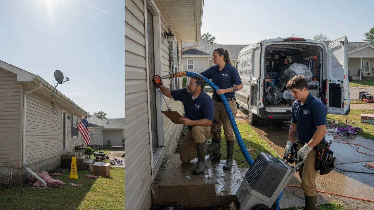 Ceiling Water Damage Restoration in Rib Lake, WI near me